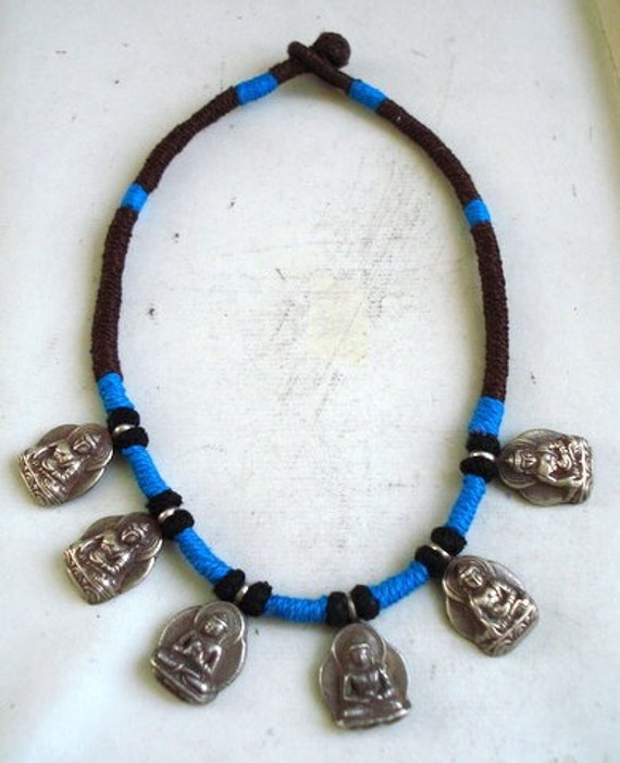 sterling Silber Anhänger Halskette Lord Buddha Handgemachter Schmuck sterling Silber Anhänger Halskette Lord Buddha Handgemachter Schmuck von tribalsilver99