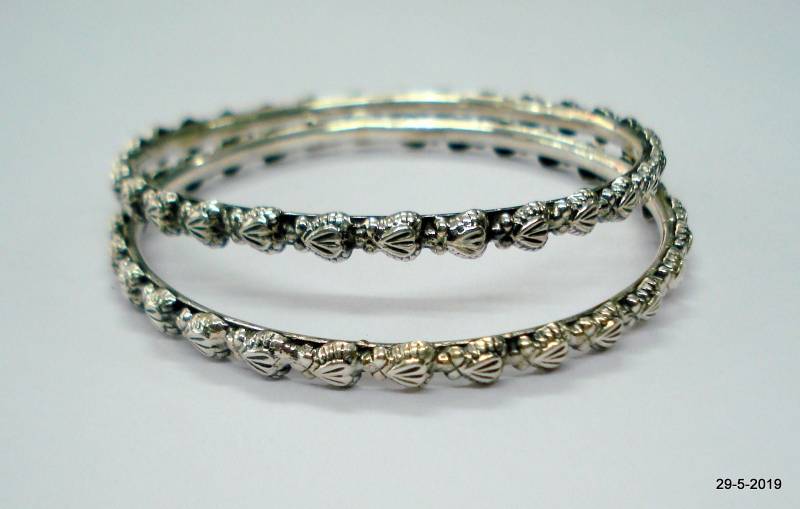 sterling Silber Bangle Armband Chudiyan Traditionellen Handgefertigten Schmuck von tribalsilver99