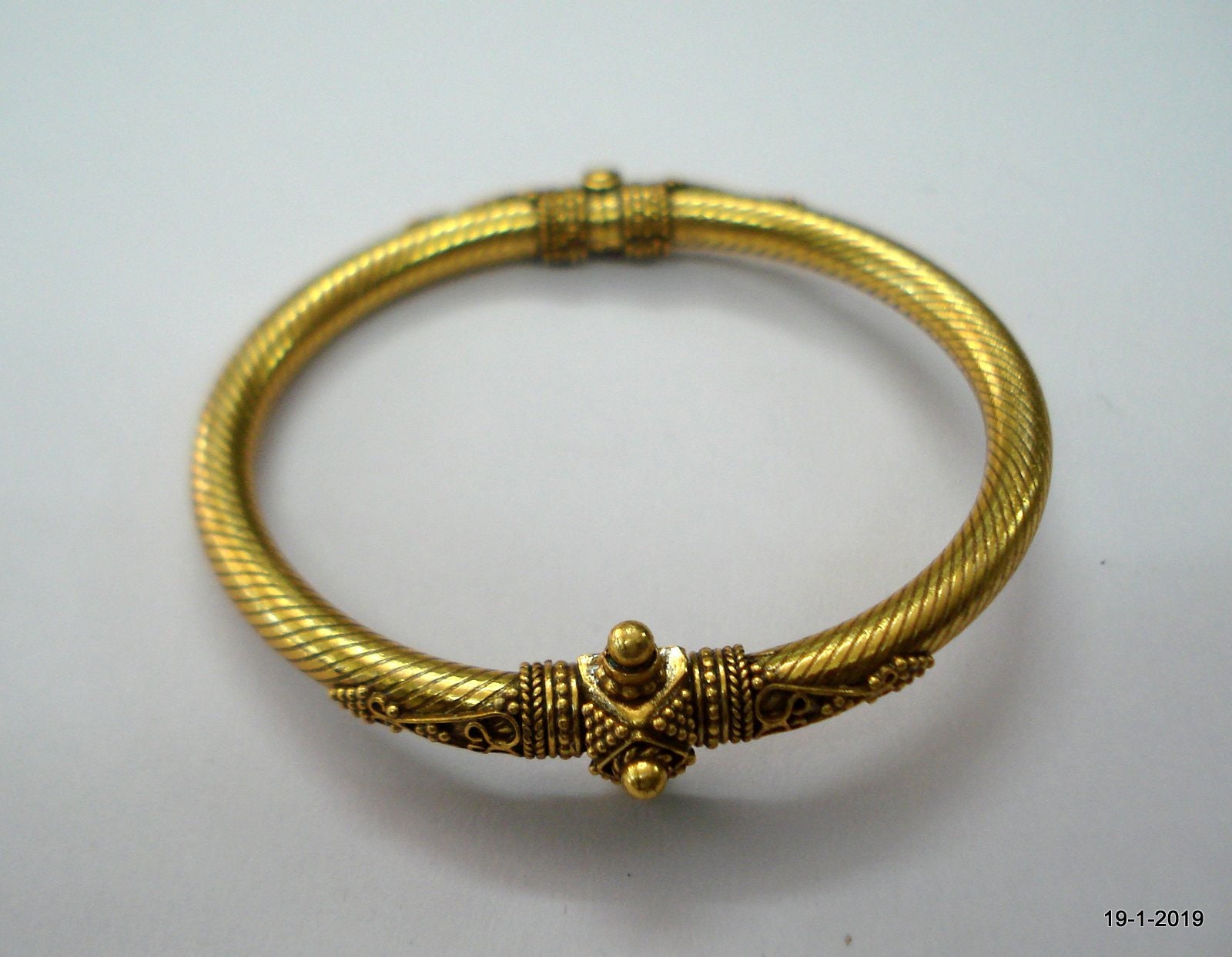 sterling Silber Gold Vermeil Gold Vergoldet Versilbert Armreif Armband von tribalsilver99