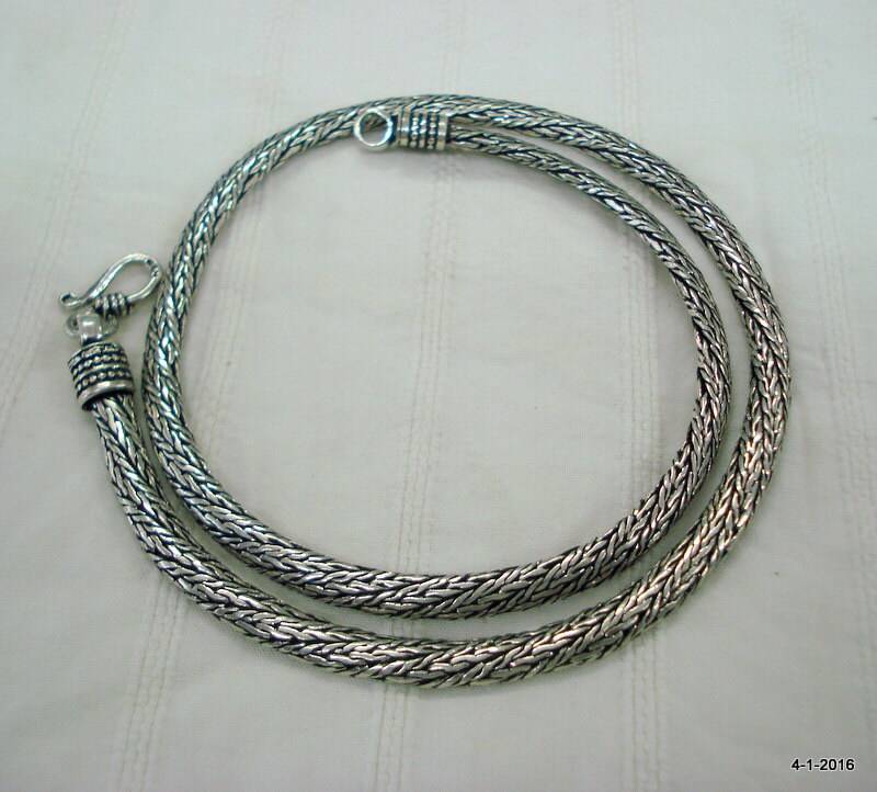 sterling Silber Kette Halskette Handgefertigte Traditioneller Schmuck von tribalsilver99