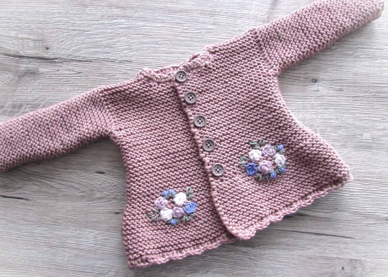 Babyjacke Merinowolle Babyjacke Merinowolle von trollsocke
