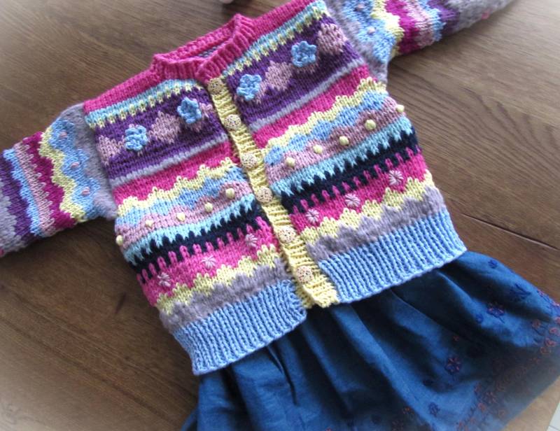 Babyjacke Merinowolle Babyjacke Merinowolle von trollsocke