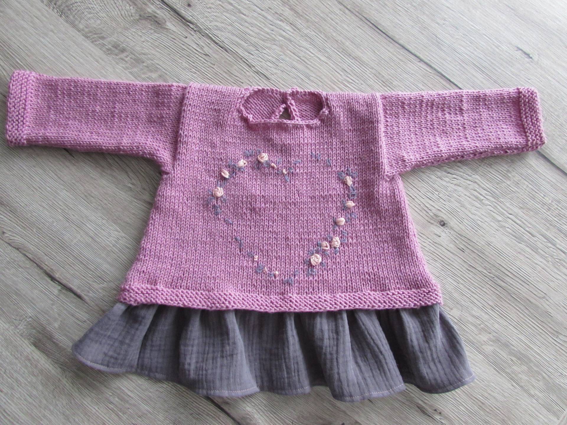 Babypullover Gr.68-74-80-86 Merinowolle Babypullover Gr.68-74-80-86 Merinowolle von trollsocke