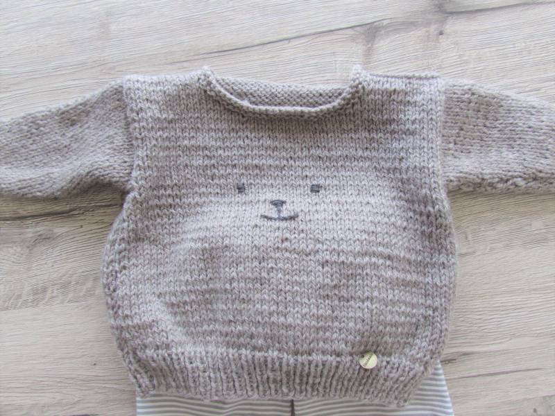 Babypullover Merinowolle Babypullover Merinowolle von trollsocke