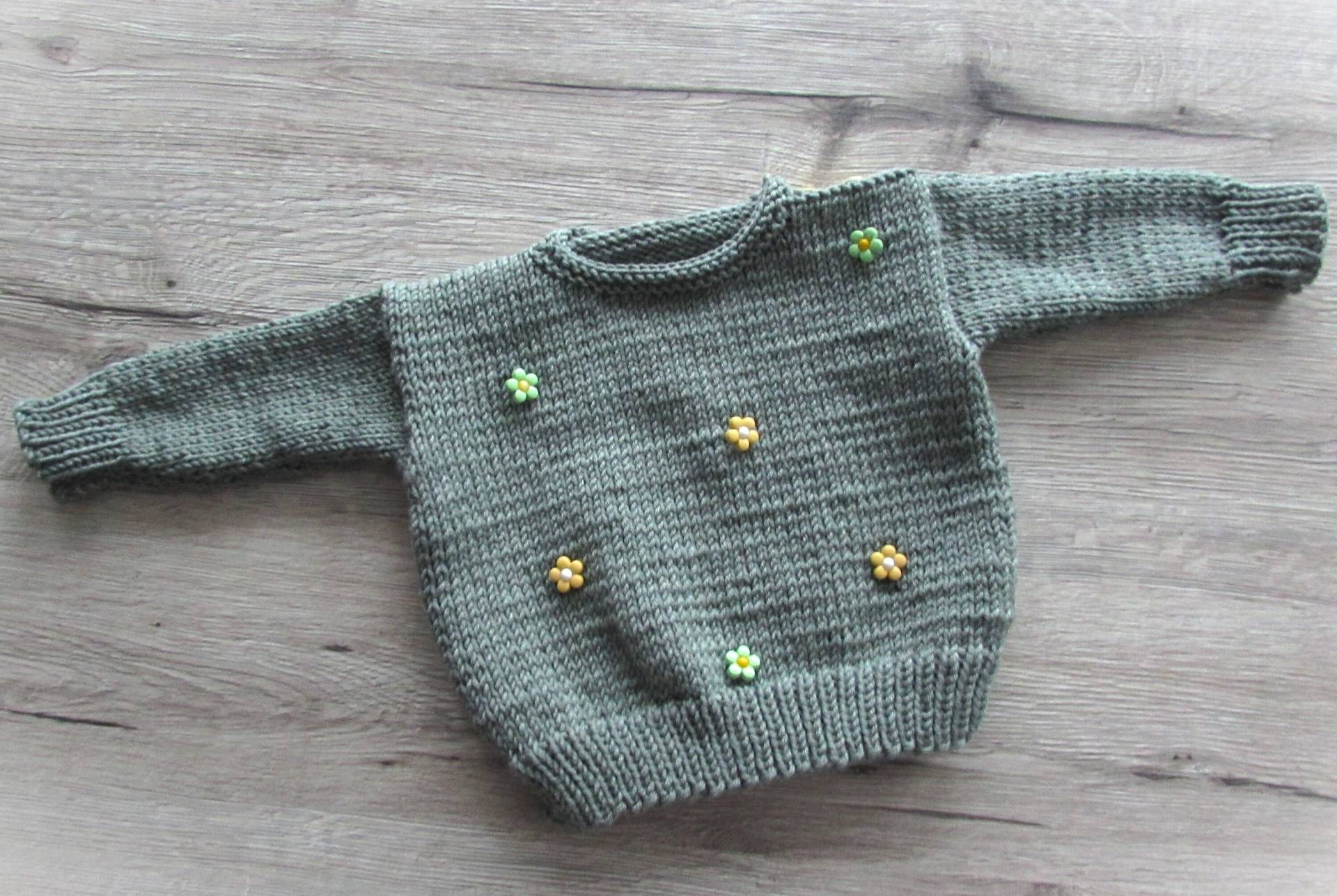 Babypullover Merinowolle Babypullover Merinowolle von trollsocke