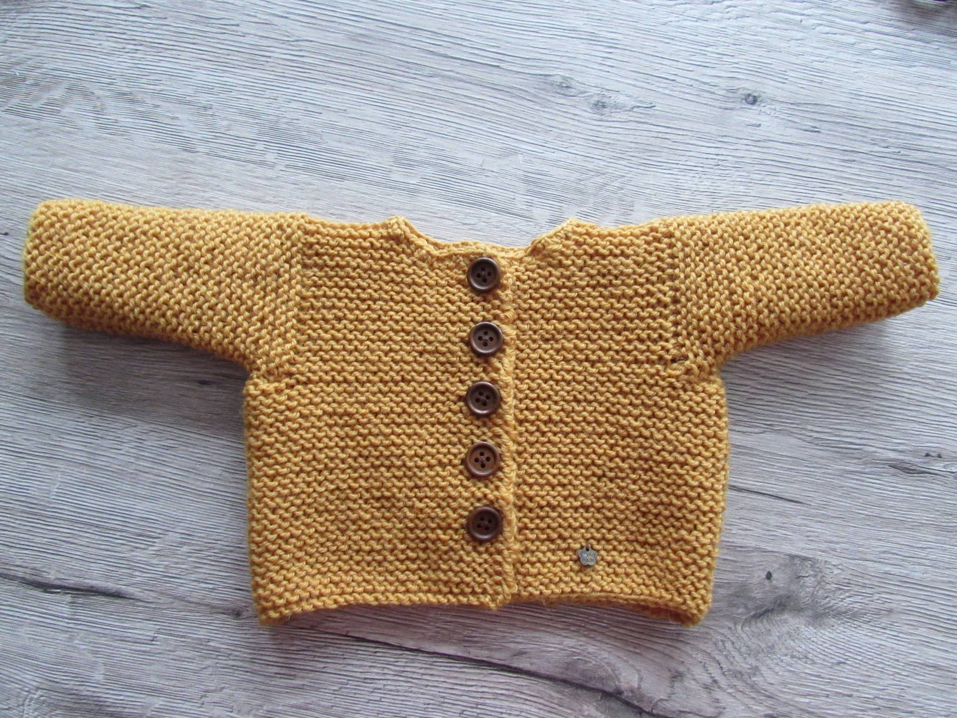 Babystrickjacke Merinowolle Babystrickjacke Merinowolle von trollsocke