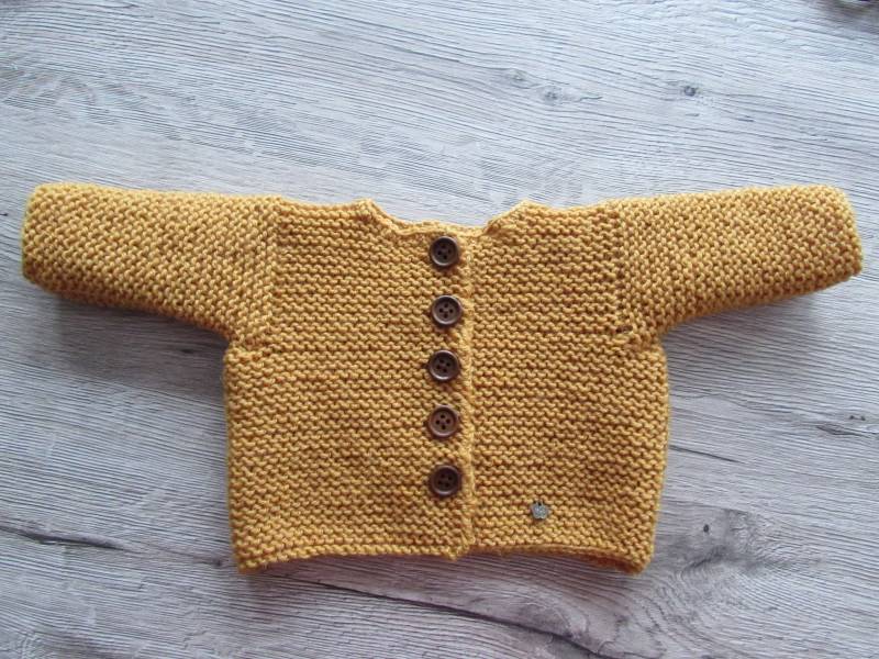 Babystrickjacke Merinowolle Babystrickjacke Merinowolle von trollsocke