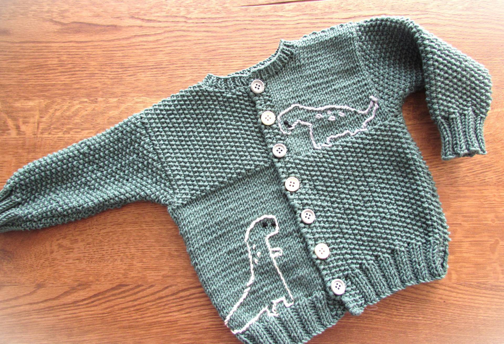 Babystrickjacke Merinowolle Babystrickjacke Merinowolle von trollsocke