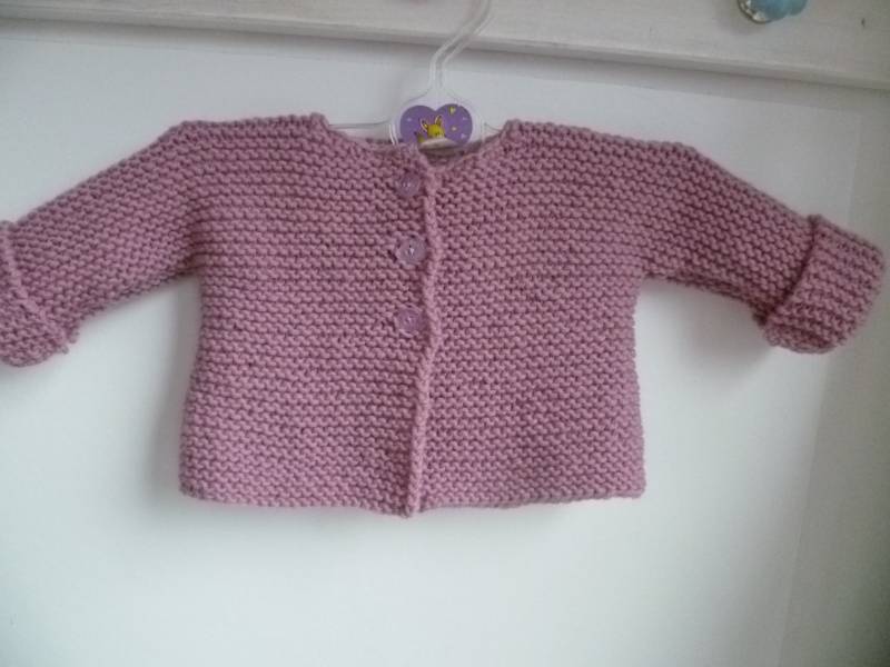 Babystrickjacke Merinowolle Babystrickjacke Merinowolle von trollsocke