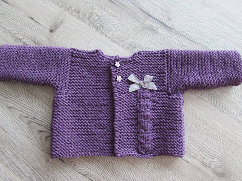 Babystrickjacke Merinowolle Babystrickjacke Merinowolle von trollsocke