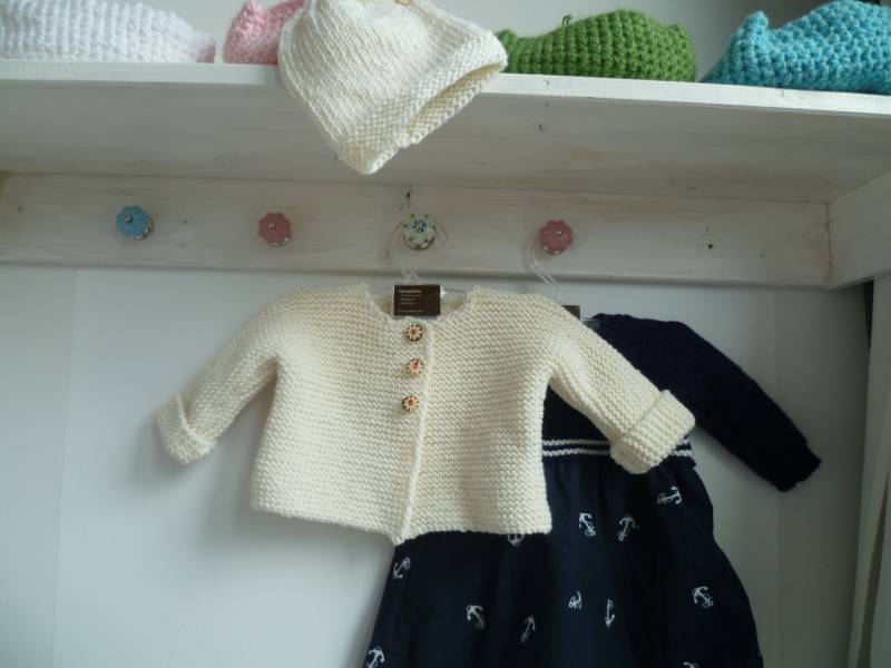 Babystrickjacke Merinowolle Babystrickjacke Merinowolle von trollsocke