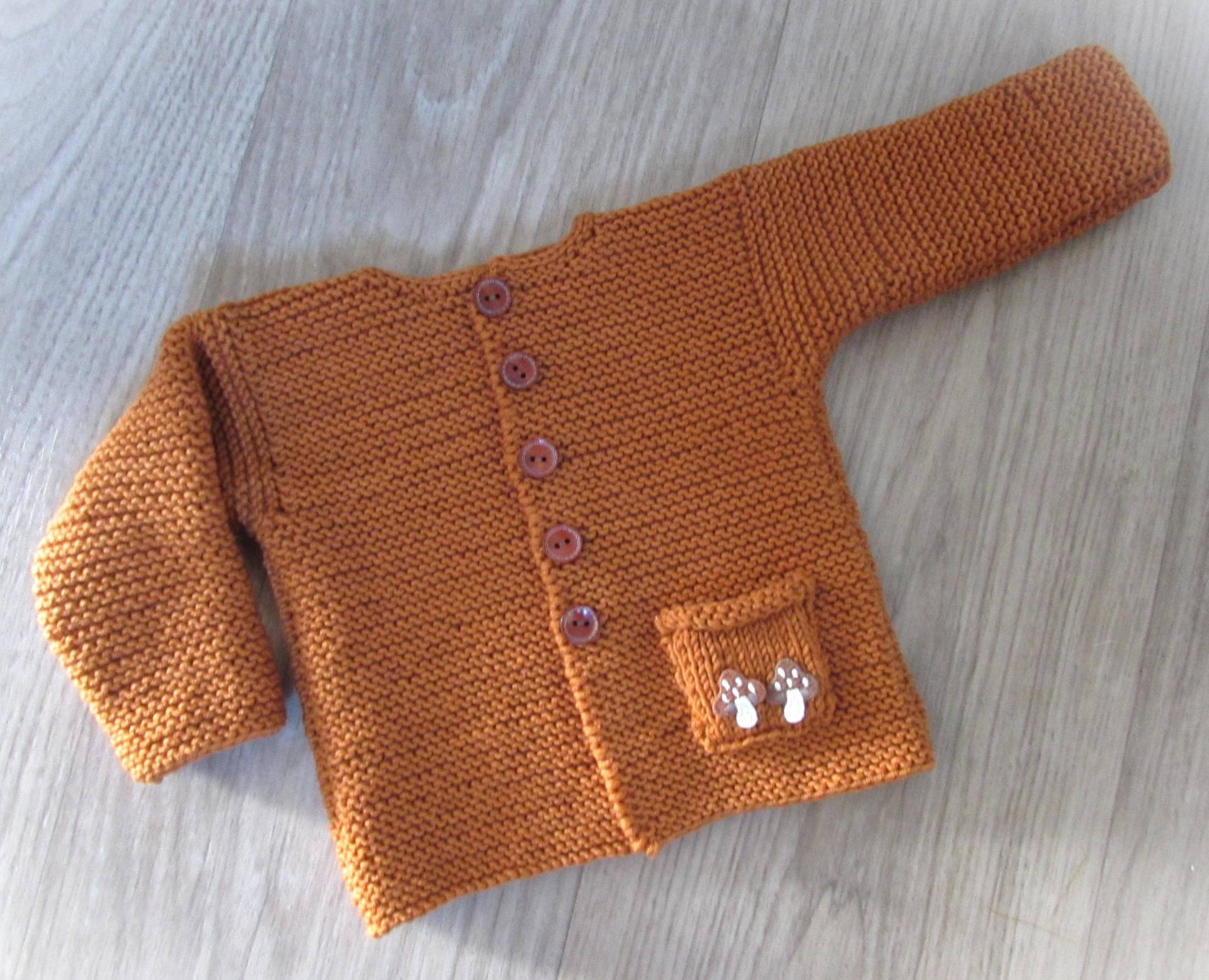 Babystrickjacke Merinowolle Babystrickjacke Merinowolle von trollsocke