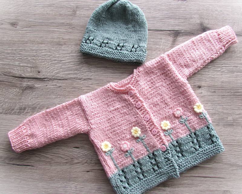 Babystrickjacke Und Mütze Merinowolle Babystrickjacke Und Mütze Merinowolle von trollsocke