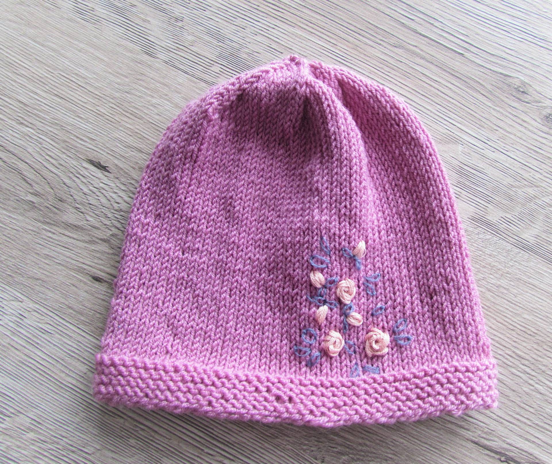 Babystrickmütze Merinowolle Babystrickmütze Merinowolle von trollsocke