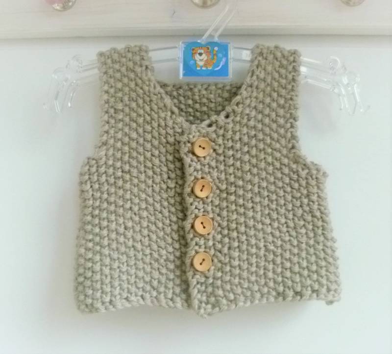 Babyweste Merinowolle Babyweste Merinowolle von trollsocke