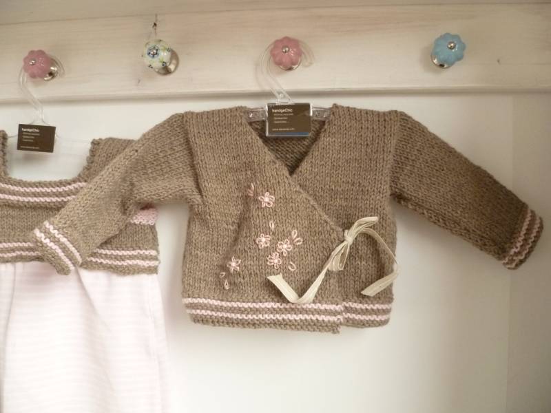 Wickeljacke Gr.62-68-74 Merinowolle Wickeljacke Gr.62-68-74 Merinowolle von trollsocke