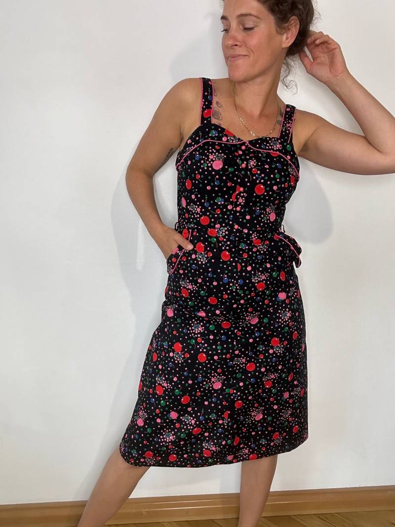 Süßes 70Er Jahre Trägerkleid Sommerkleid Kleid Gr36/38 von trouvelieblingsteile