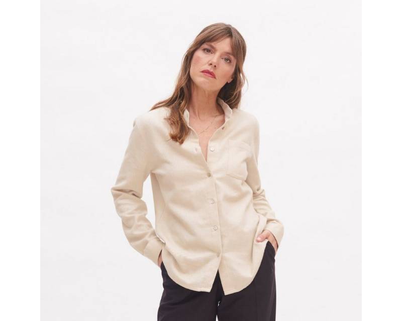 trueStory Langarmhemd ANCY Super softes Flanellhemd von trueStory