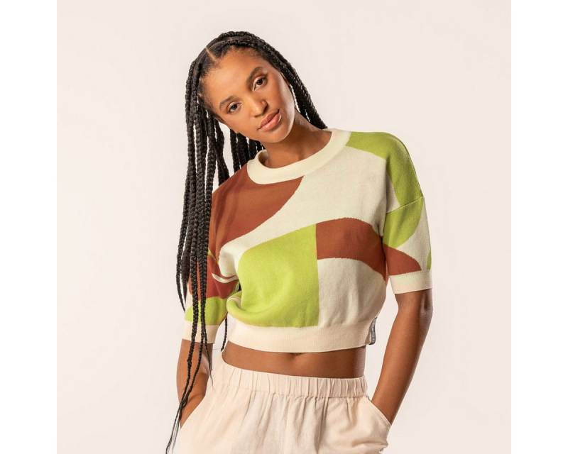 trueStory Strickpullover DYNELL GOTS zertifiziert von trueStory