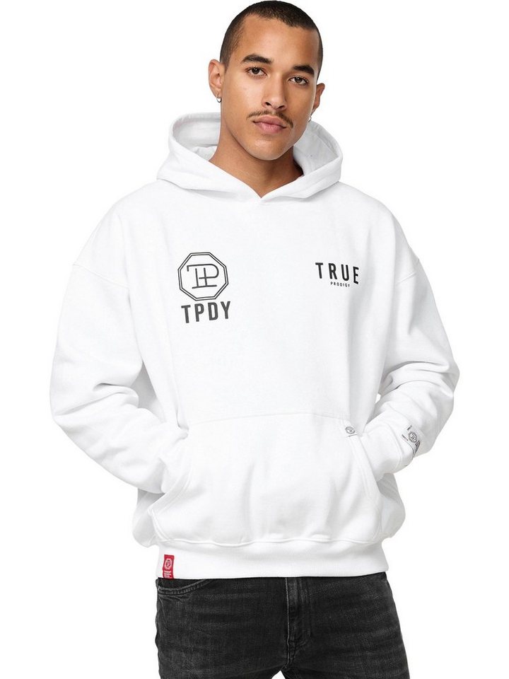 trueprodigy Hoodie Aaren Logoprint Kapuze Kängurutasche von trueprodigy