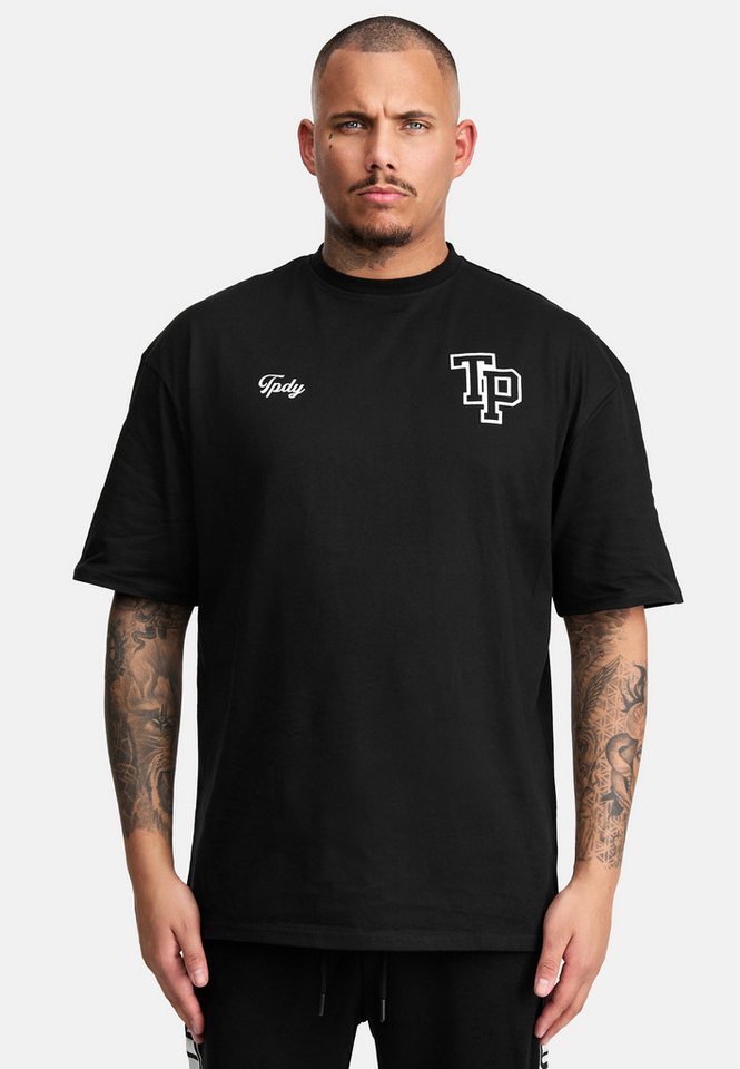 trueprodigy Oversize-Shirt Cornelius Logoprint Rundhals dicker Stoff von trueprodigy
