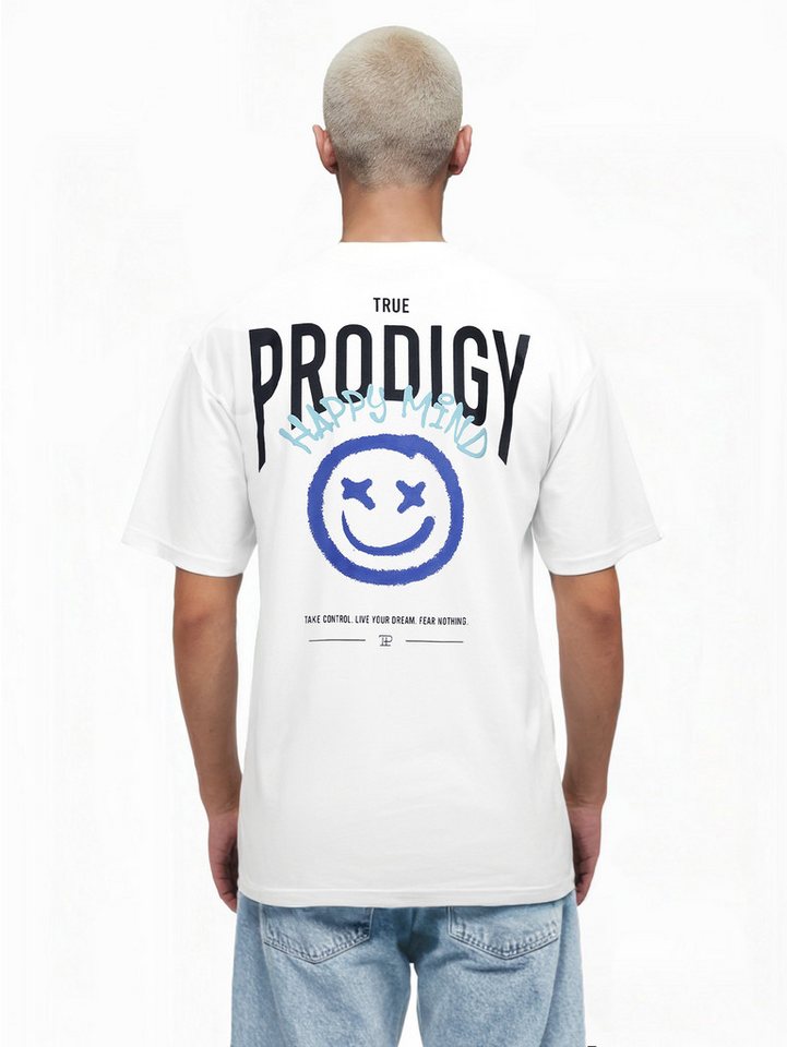 trueprodigy Oversize-Shirt Hajin Logoprint Rundhals dicker Stoff von trueprodigy