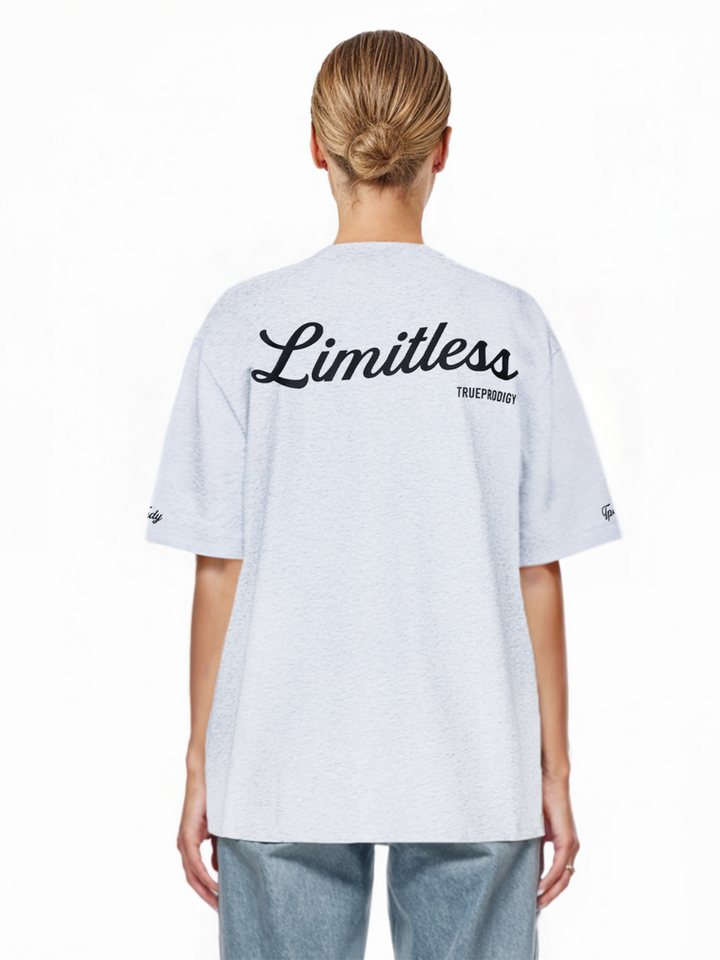 trueprodigy Oversize-Shirt Kai F Logoprint Rundhals dicker Stoff von trueprodigy
