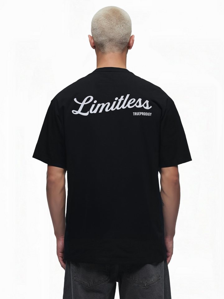 trueprodigy Oversize-Shirt Kai Logoprint Rundhals dicker Stoff von trueprodigy