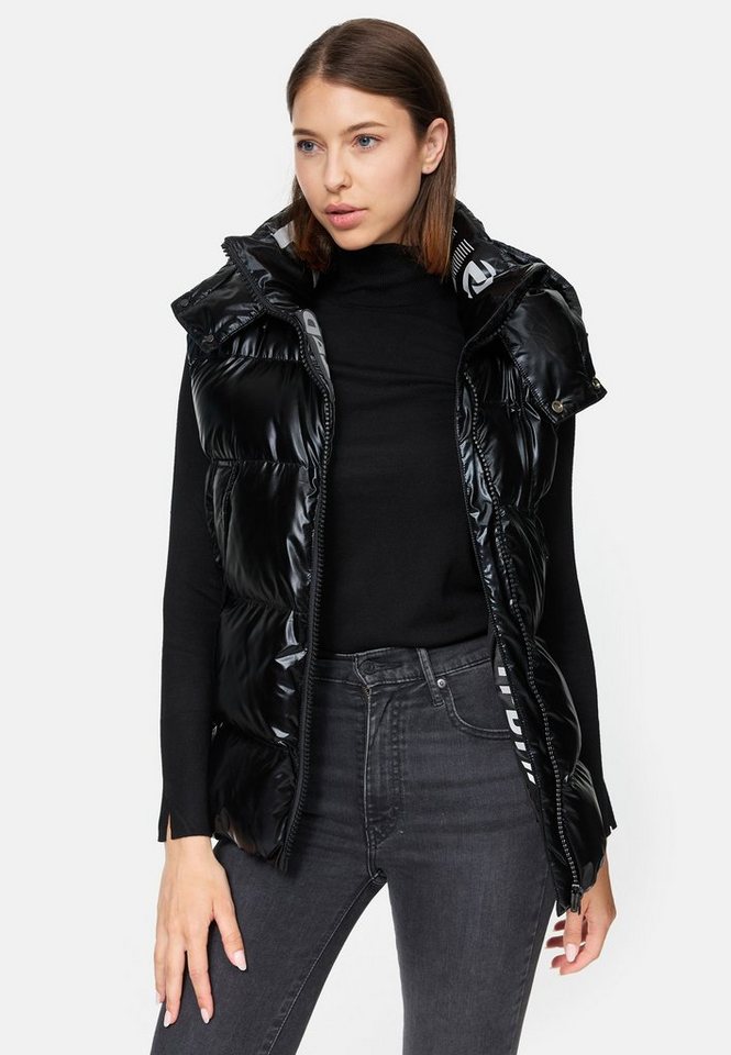 trueprodigy Steppweste Darko F Kapuze Reißverschluss Eingriffstaschen von trueprodigy