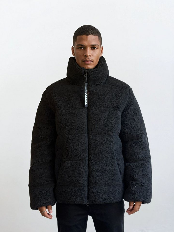trueprodigy Winterjacke Lean Teddy-Jacke in Steppoptik mit Stehkragen von trueprodigy