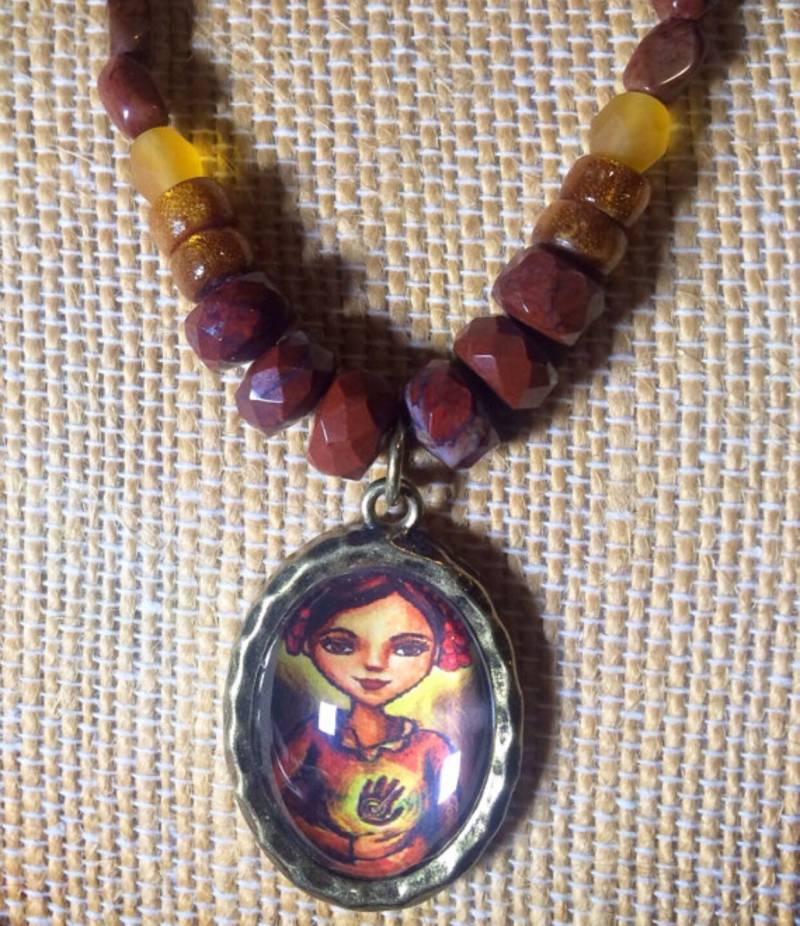 Heilung Pfad Erdige Halskette Heilung Pfad Erdige Halskette von truthgoddess