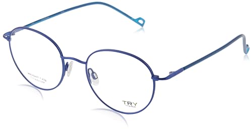 try Unisex Eyeglass Frame Tya31v02 Blue 50/18/145, Erwachsene Sonnenbrille, blau von try