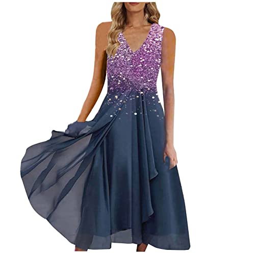 Etuikleid Damen Sommer Damen Kleid Blümchen Kleider Kleider Für Damen Knielang Sommerkleid Sexy Elegant Kleid Teenager Mädchen Festlich Kleider Vintage Strandkleider Böho Hohe Taille Freizeitkleid von tsaChick