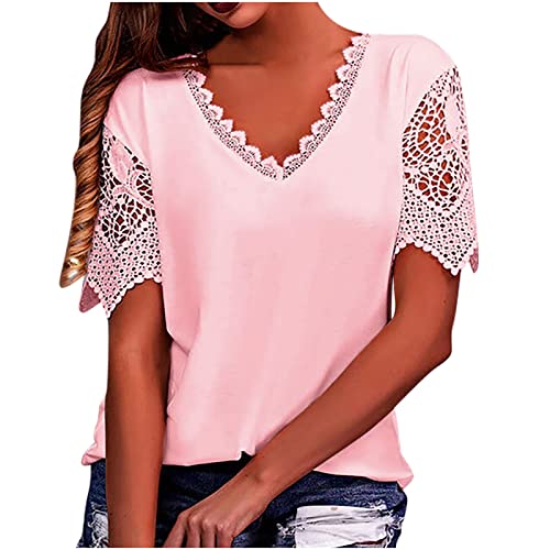 Tshirt Damen V Ausschnitt Kurzarm Tall Unifarben Blusen & Tuniken Für Damen Elegant Shirt Damen Sommer Damen Oberteile Kurz Seide Lässig Tops Damen Sexy Sommer Blusen & Tuniken Für Damen Frauen Tshirt Damen V Ausschnitt Kurzarm Tall Unifarben Blusen & Tuniken Für Damen Elegant Shirt Damen Sommer Damen Oberteile Kurz Seide Lässig Tops Damen Sexy Sommer Blusen & Tuniken Für Damen Frauen von tsaChick