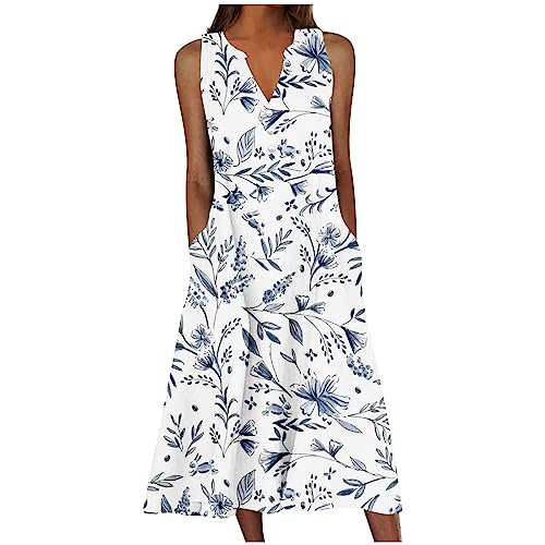 tsaChick Abendkleider lang elegant für Hochzeit Langarm, Sommerkleid Damen lang, Sommerkleid Damen große größen 56, cocktailkleid Damen schwarz Gold, White, M von tsaChick