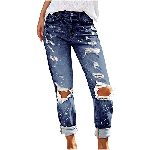 tsaChick Baggy Jeans Y2k Sale Angebot Jeans Mit Knopfleiste Damen Abgegriffen MittlereTaille Eng Jeans Morden Ausgestellt Denim Klassische Hose Damen Jeans Skinny Boot-Cut Bootcut Jeans Damen NZD3 von tsaChick