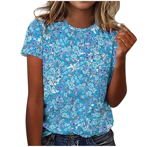 tsaChick Bluse Damen Sommer Langarmshirt Damen Baumwolle Rundkragen Basic Tops Mama Tshirt Kurzarm Baseball Shirt Italienische Blusen Italienische Mode Damen Casual 2024 Neu A2562 von tsaChick