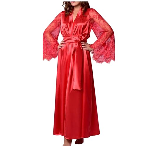 tsaChick Dessous Damen Sexy UnterwäSche Curvy Kaufen Seide Sleepwear Lady Spitze Splicing Klassisch Voller Schlupf Long Sleeve mit Band No Slips Dessous Baby Dolls & Negligees für Damen QQD38 tsaChick Dessous Damen Sexy UnterwäSche Curvy Kaufen Seide Sleepwear Lady Spitze Splicing Klassisch Voller Schlupf Long Sleeve mit Band No Slips Dessous Baby Dolls & Negligees für Damen QQD38 von tsaChick