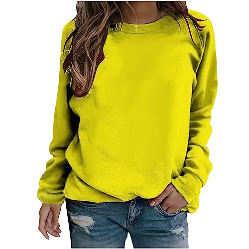 tsaChick Fleecegefüttertes Kapuzenpullover mit durchgehendem Reißverschluss für Damen Yellow S 34 von tsaChick