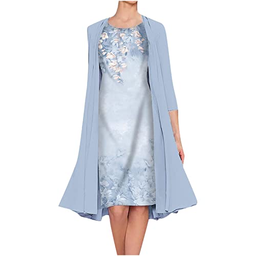 tsaChick MäDchen Kleid Pailletten Kleid Röcke Für Damen Frauen Solide Zweiteilige Spitze Cardigan Chiffon Party Hochzeit Langes Kleid Wir Der Herbst Als Wir Die Röcke Hoben Maxikleid Boho von tsaChick