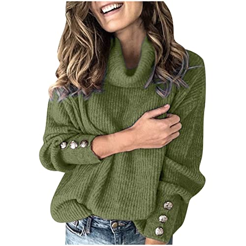 tsaChick Oversize Pullover Damen Lang Strickpulli Damen Strickpullover V-Ausschnitt Casual Pullover Warm Oberteil Tops Streifen Sweater Elegant Herbst Winter Sweatshirt Strickmantel Damen S-5XL von tsaChick