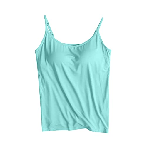 tsaChick Sport BH Damen Damen Tank Tops mit Regal-BH Racerback Tank Top Stretch Unterhemden von tsaChick