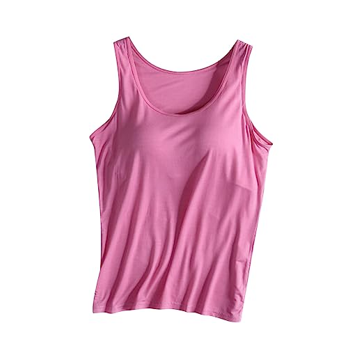 tsaChick Sport BH Damen Damen Unterhemd BH Hemd Seamless Tank Top mit entfernbaren Cups Bauchweg Shapewear Top Ohne Bügel Bustier Hemdchen Figurformende Body Shaper Camisole Formendes Hemd Shaping von tsaChick