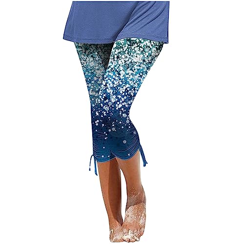 tsaChick Sporthose MäDchen Kurz Sommerhose Freizeithose Leichte Hosenkleid Hosenträger Sport Grün Rote Weites Bein Hosen Stoffhose Strand Hosen Yoga Baumwolle Leinen Hose Jeansoptik von tsaChick