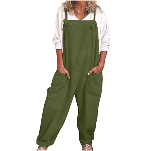tsaChick Strumpfhose Schwangerschaft Leinenhose Damen Jogginghose Damen Mode Einfarbig Freizeithose Mit Elastischer Taille Und Kordelzug Sporthose Trainingshose Damen Lang Grün S von tsaChick