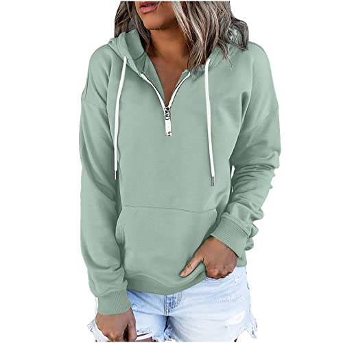 tsaChick Sweatshirt Damen Sommer uboot, Sweatshirt Damen frühling Sommer, Pullover Damen Kurzarm Strick, Mint Green 109 L 38 von tsaChick