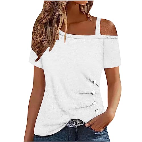 tsaChick T-Shirts Damen Sommer Damen Sexy Casual V-Ausschnitt Bedrucktes Lose Spitze Top Sweater Damen Ohne Kapuze Tshirt Damen Mit Aufdruck Damen Oberteile Sommer von tsaChick