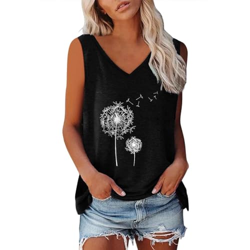 tsaChick Tanktops Frauen Tagesangebote Tops für Damen Bauchfrei Sommerlich Casual V-Ausschnitt Cami Top Mongolicum Entspannte Weste Damen Elegant Ärmellose Hemd Spaghetti Camisole Farben BXH59 von tsaChick