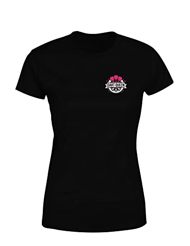 Erdbeeren & Früchte Spaß Karneval Damen T-Shirt Statement, Farbe: Schwarz, Größe: Medium von tshirtladen