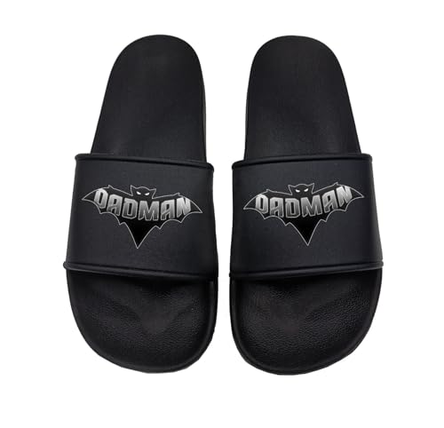 tshirtladen Dadman Vatertag Badelatschen Sandalen perfekt für den Strand und im Urlaub und, Größe: 46 EU von tshirtladen